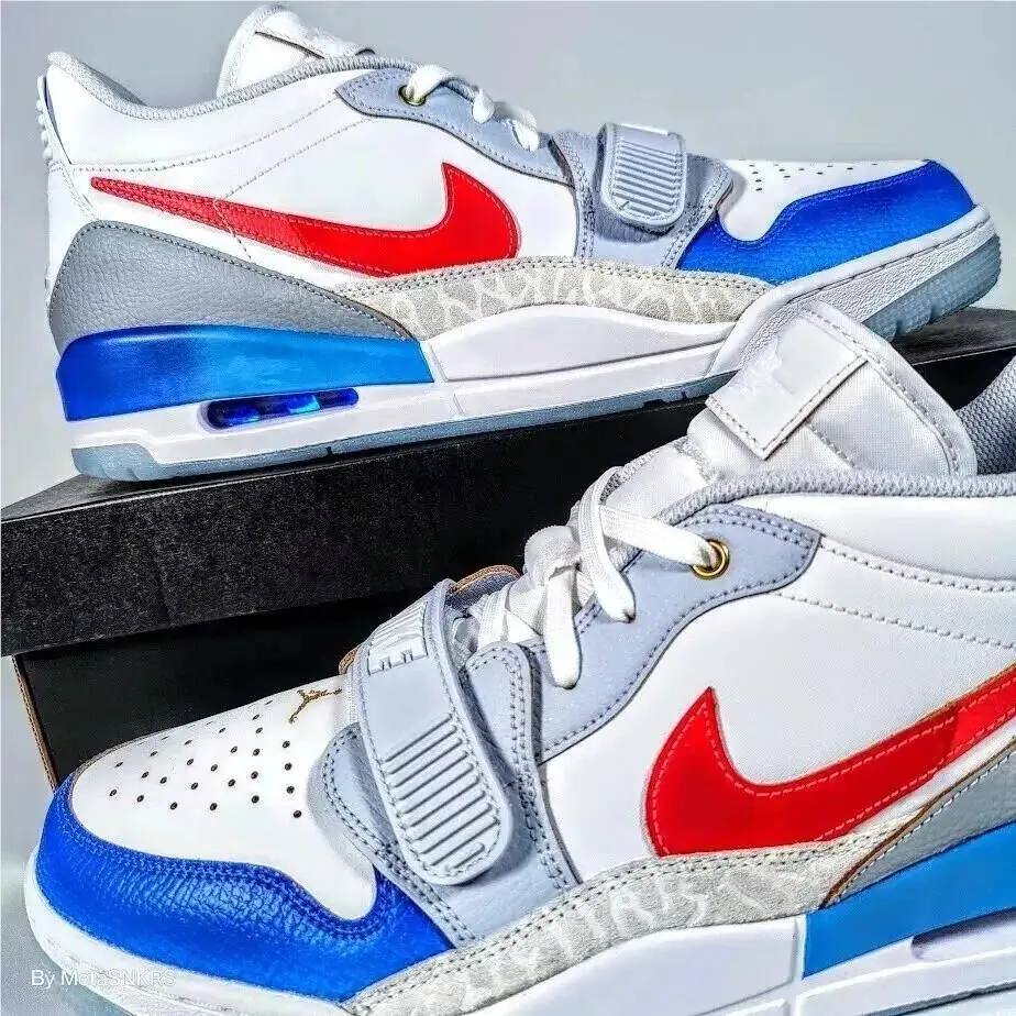 Nike shoes - Jordan Legacy 312 - Legacy - FN8902-161 - White/White/Game Royal/University Red 22