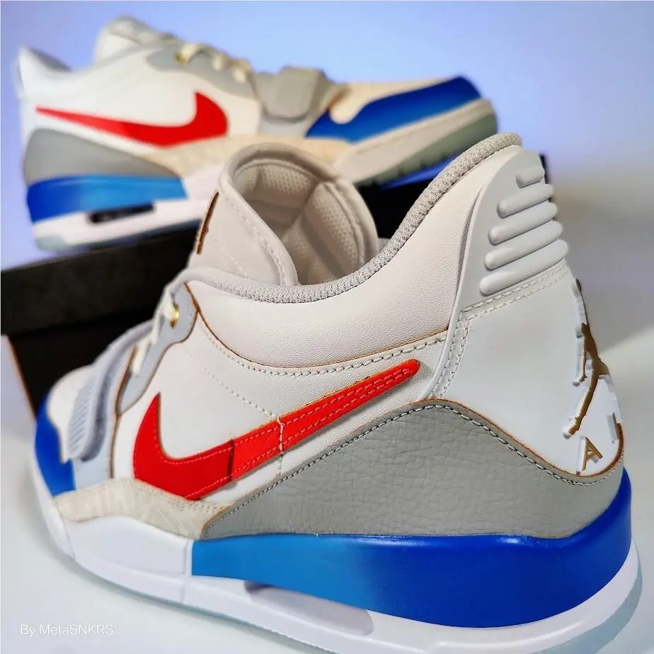Nike shoes - Jordan Legacy 312 - Legacy - FN8902-161 - White/White/Game Royal/University Red 4