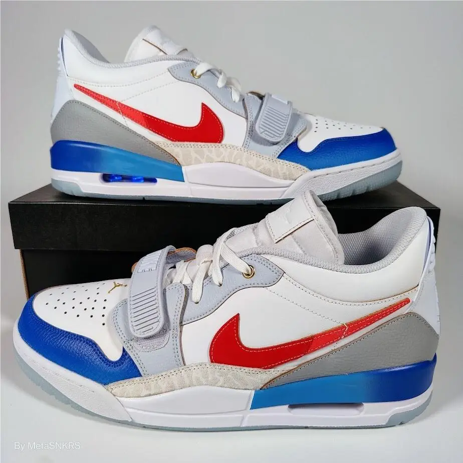Nike shoes - Jordan Legacy 312 - Legacy - FN8902-161 - White/White/Game Royal/University Red 5