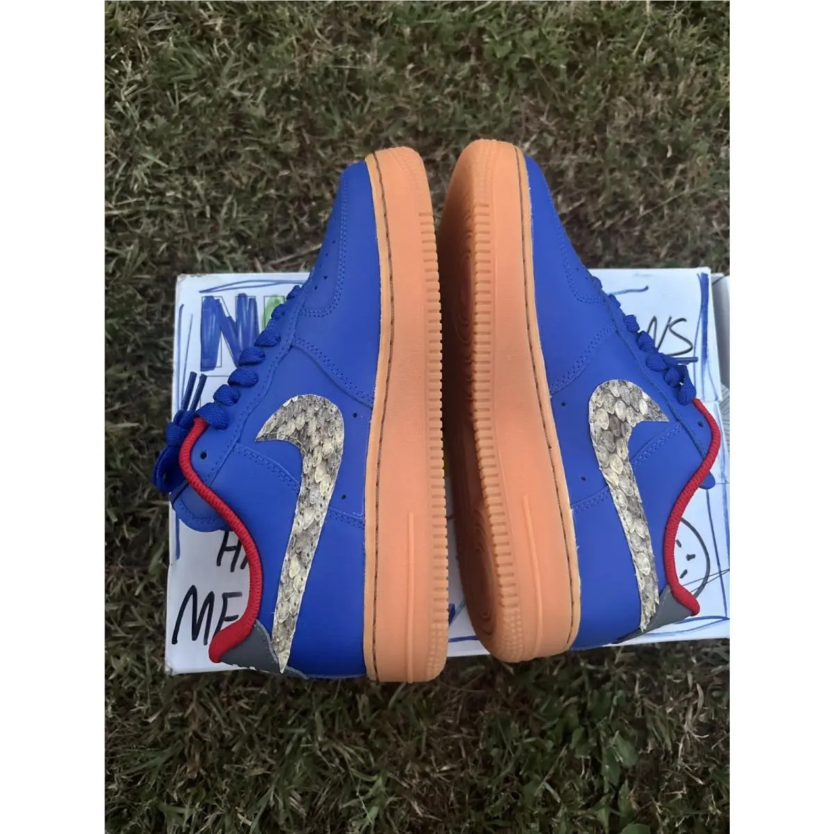 Nike shoes - Nike Air Force 1 - Air Force - Blue 2