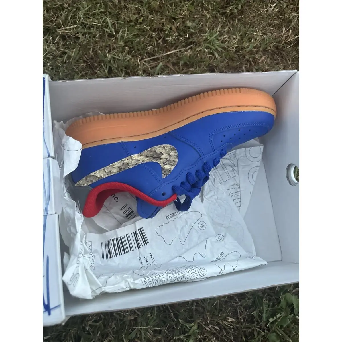 Nike shoes - Nike Air Force 1 - Air Force - Blue 5