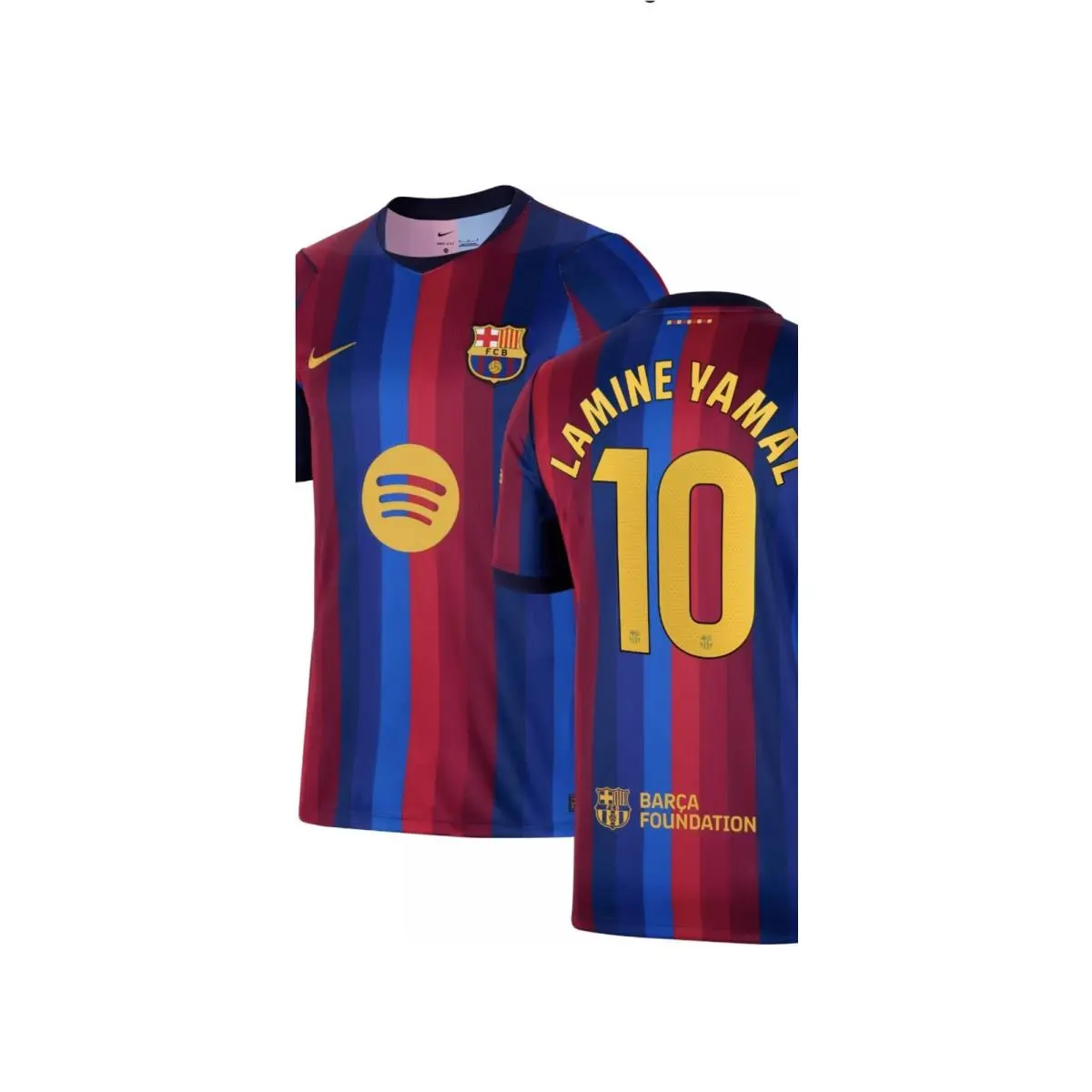 Lamine Yamal FC Barcelona 2026 Nike Breathe Dri Fit Jersey Mens Small