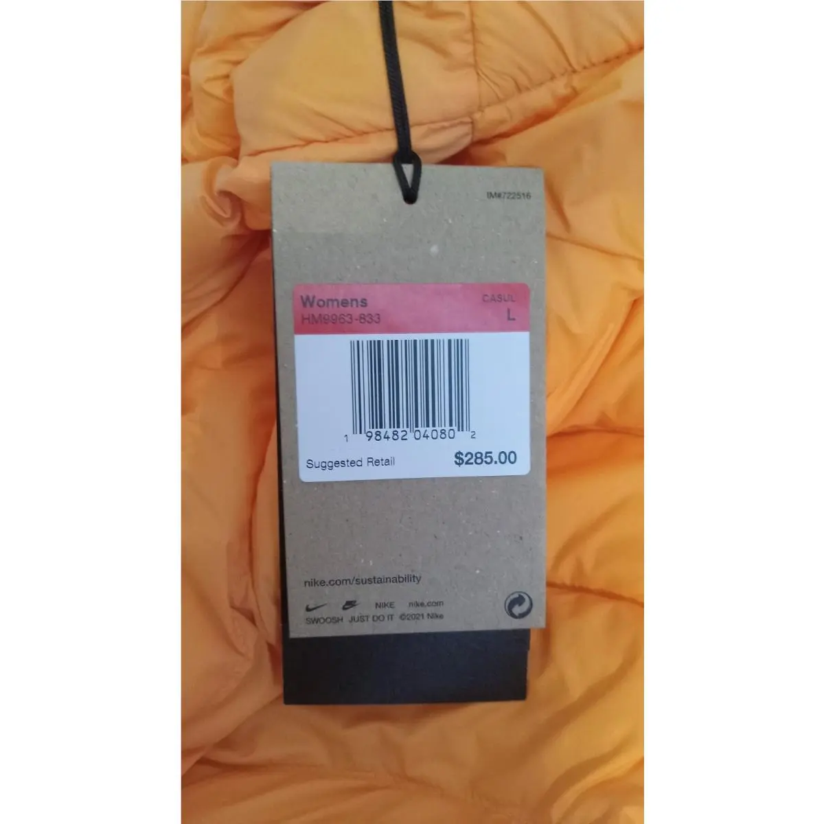 Nike clothing - HM9963-833 - HM9963-833 - Orange (UPC: 198482040802) 7
