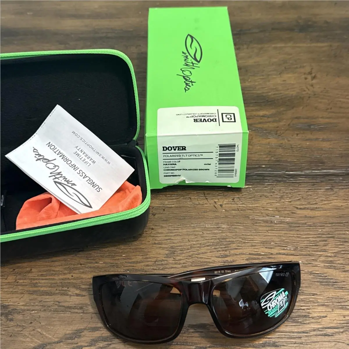 Smith Dover Sunglasses-havana-chromapop Polarized Brown Lens