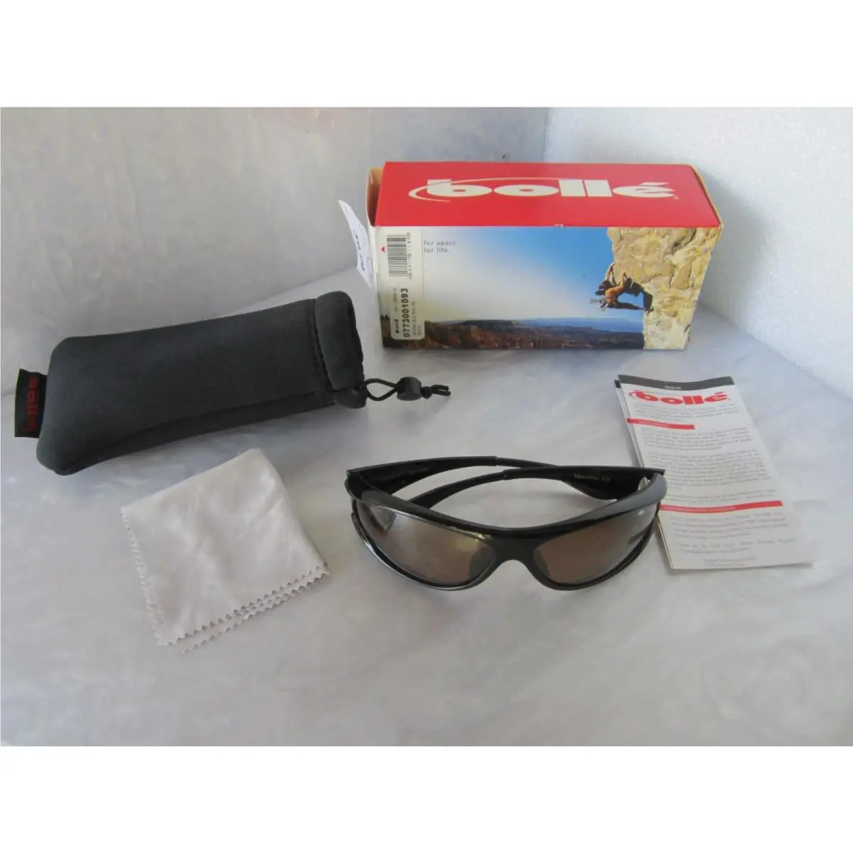 Vintage Bolle France Polarized Biker Sunglasses
