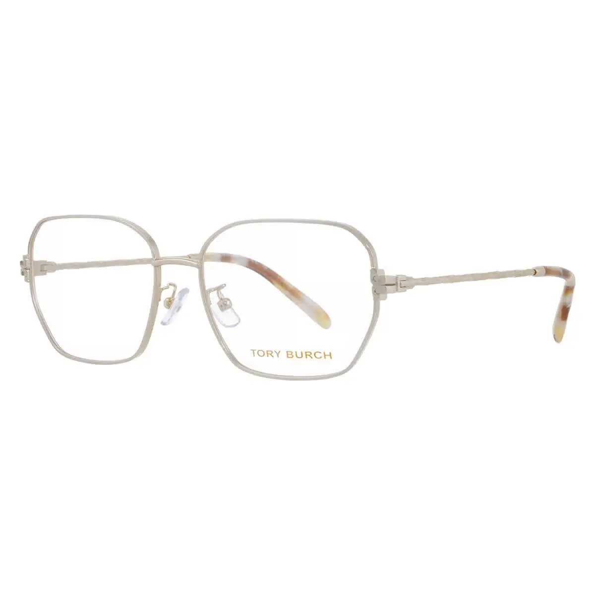 Tory Burch Demo Irregular Ladies Eyeglasses TY1087 3343 53 TY1087 3343 53