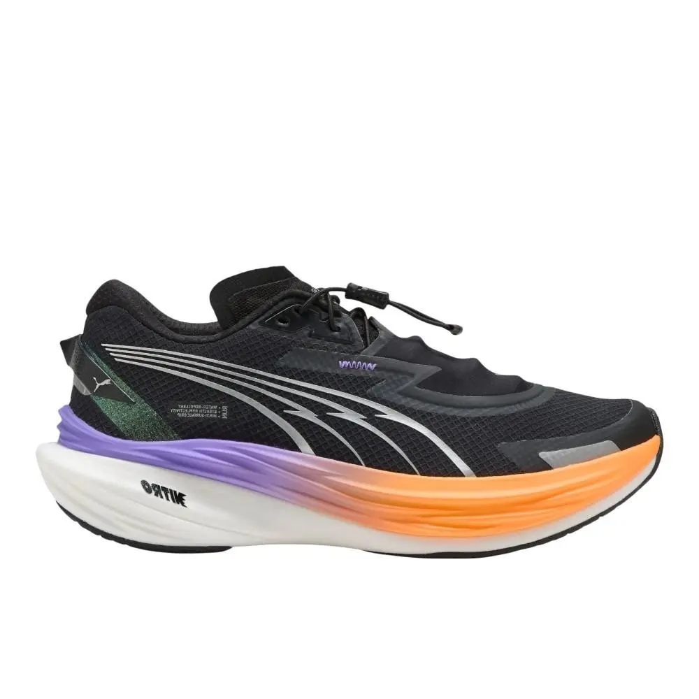 Puma Deviate Nitro 3 Water Repellent Running Womens Black Sneakers Athletic Sho