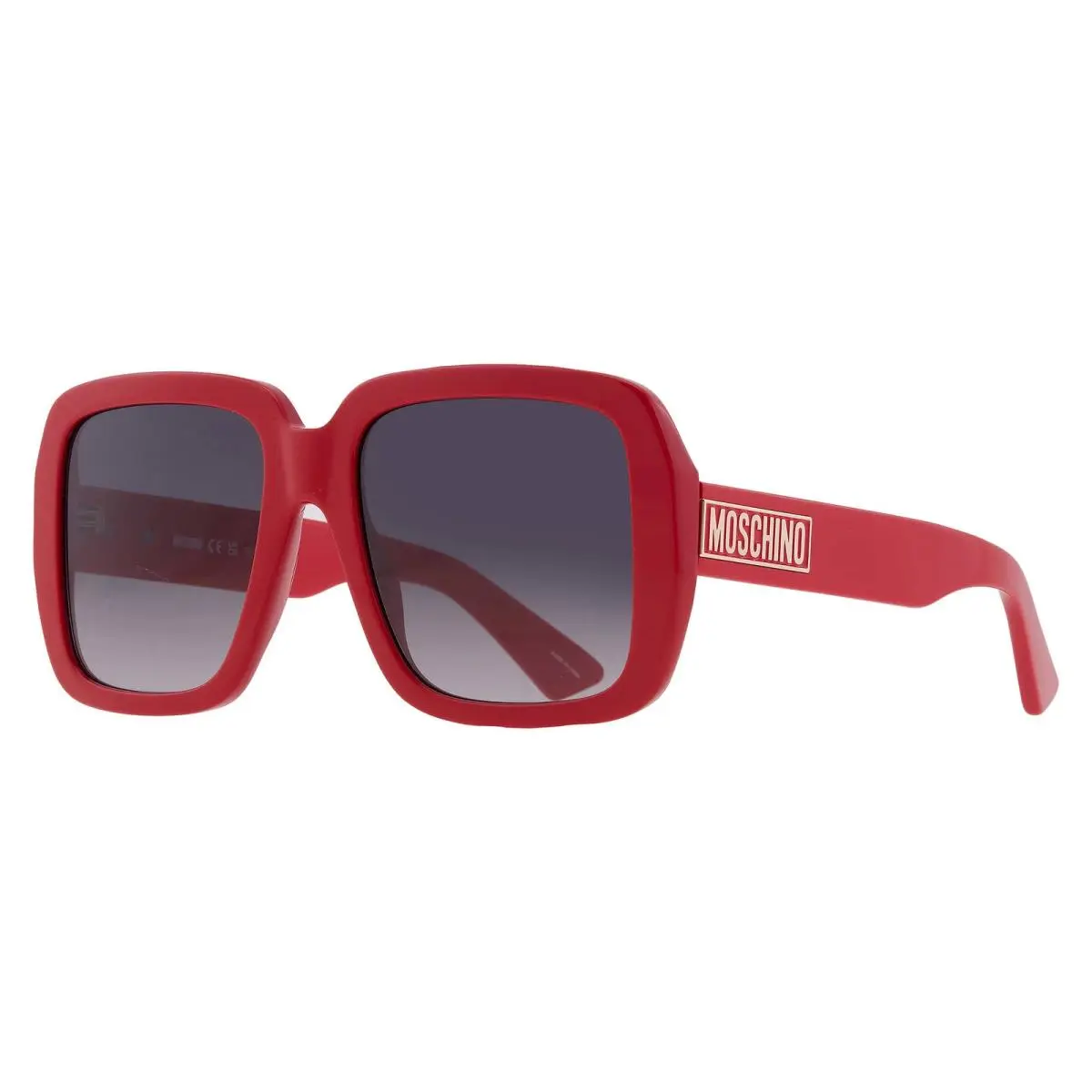 Moschino Grey Shaded Square Ladies Sunglasses MOS180/S 0C9A/9O 55 MOS180/S
