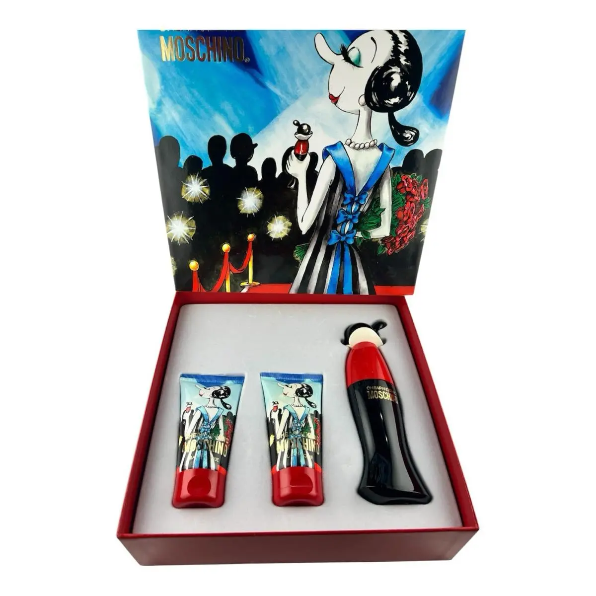 Moschino Cheapandchic Set: Eau de Toilette Body Lotion Shower Gel 1.7 oz - Italy