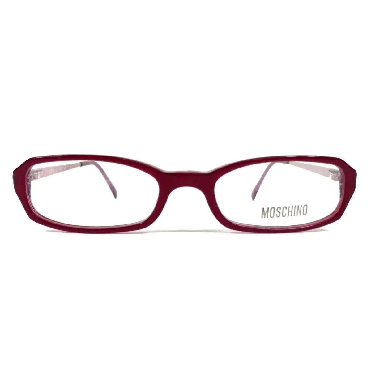 Moschino Eyeglasses Frames M3666-V 493 Pink Red Rectangle Full Rim 48-17-135