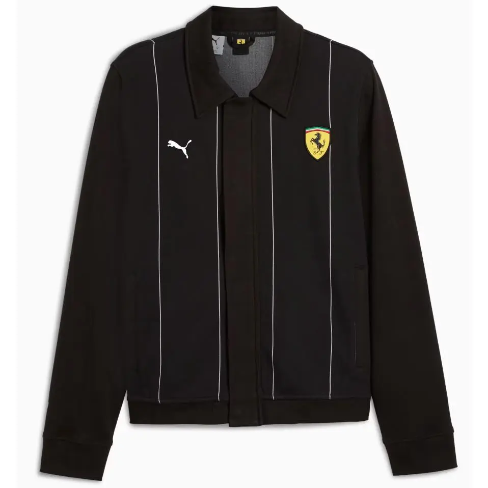 Puma Women`s Scuderia Ferrari HP Race Premium Jacket Size L Black White