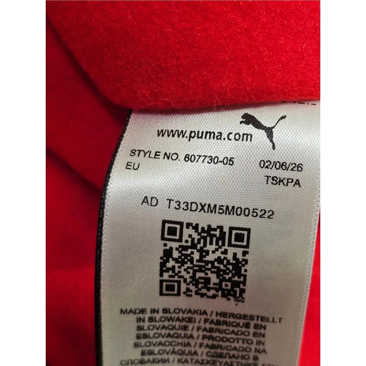 Puma clothing - Red 7