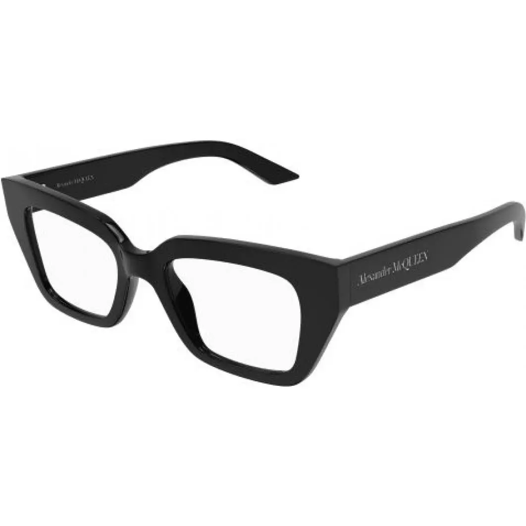 Alexander Mcqueen AM 0453O Eyeglasses 001 Black by Alexander McQueen
