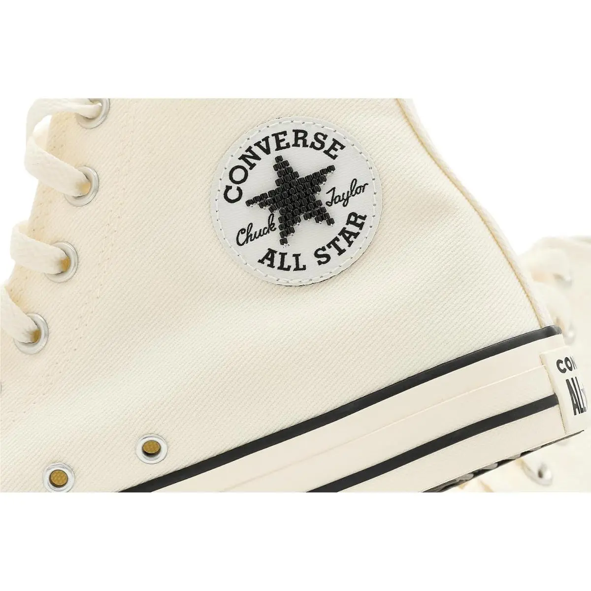 Converse shoes - Egret/Black/Egret 4