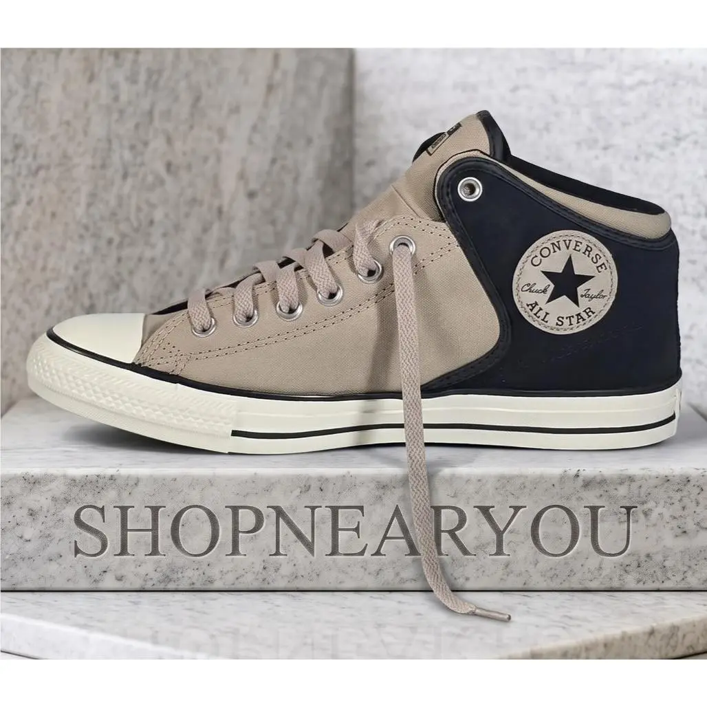 Converse Men`s Chuck Taylor All Star High Street Suede Canvas Mid-top Shoes
