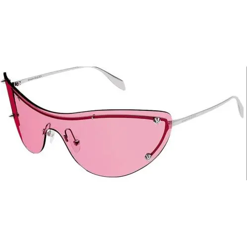 Alexander Mcqueen Studded Shield Cat Eye Sunglasses AM0413S - Pink -new in Case