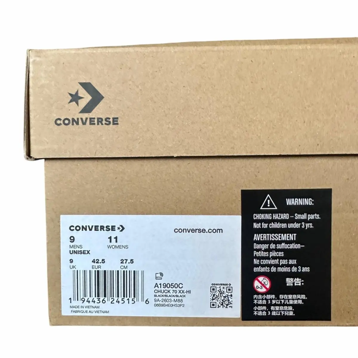 Converse shoes - Converse Chuck 70 - Chuck - A19050C - Black (UPC: 194436245132) 9