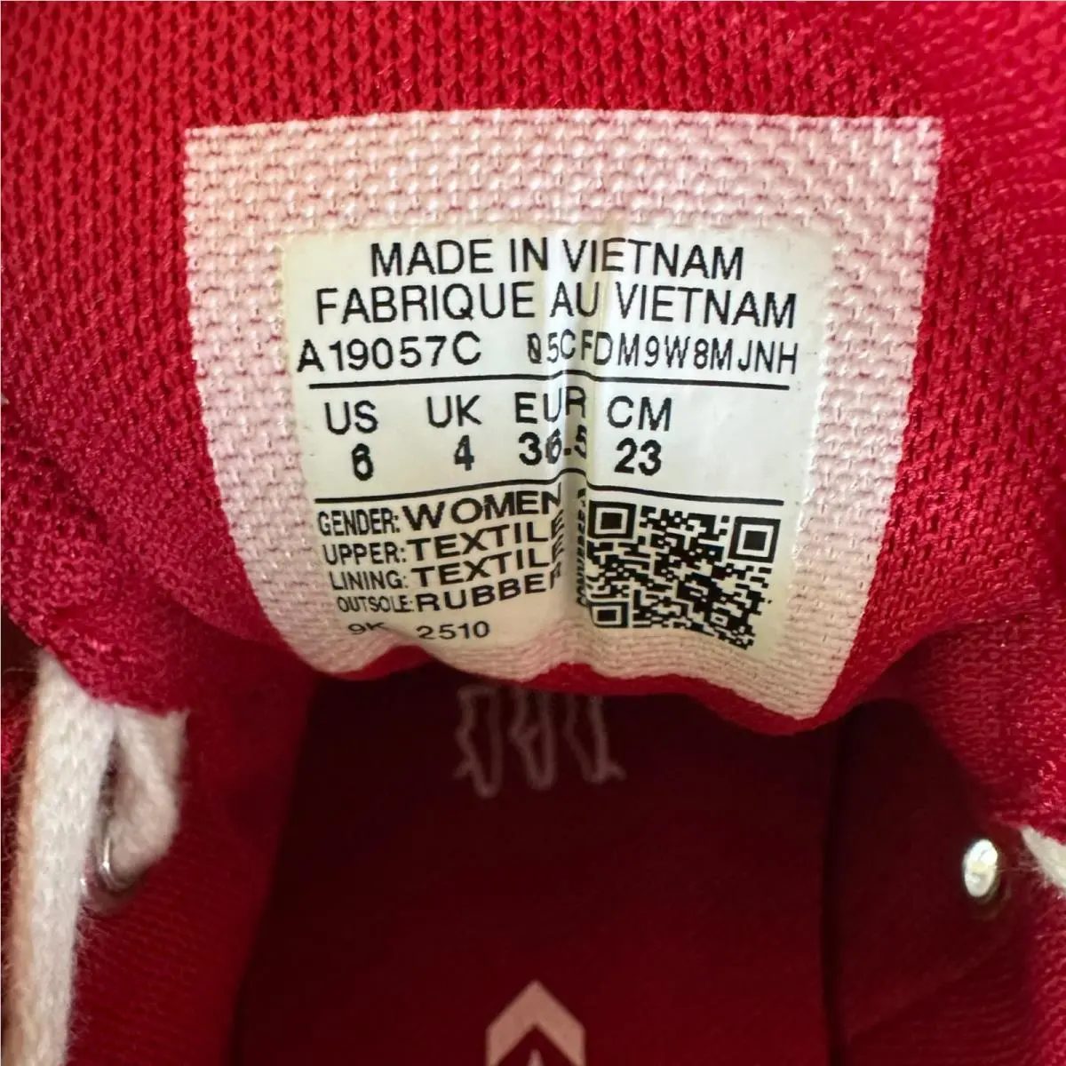 Converse shoes - Converse Chuck Taylor - Chuck Taylor - A19057C - Red (UPC: 194435964218) 10