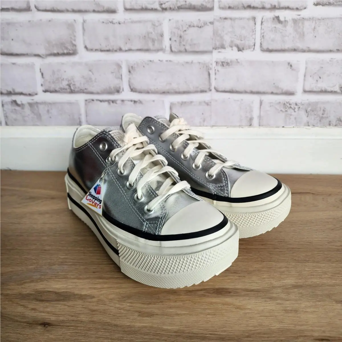 Converse shoes - Converse Chuck Taylor All Star Lift - A16406C - Silver (UPC: 194435828169) 1