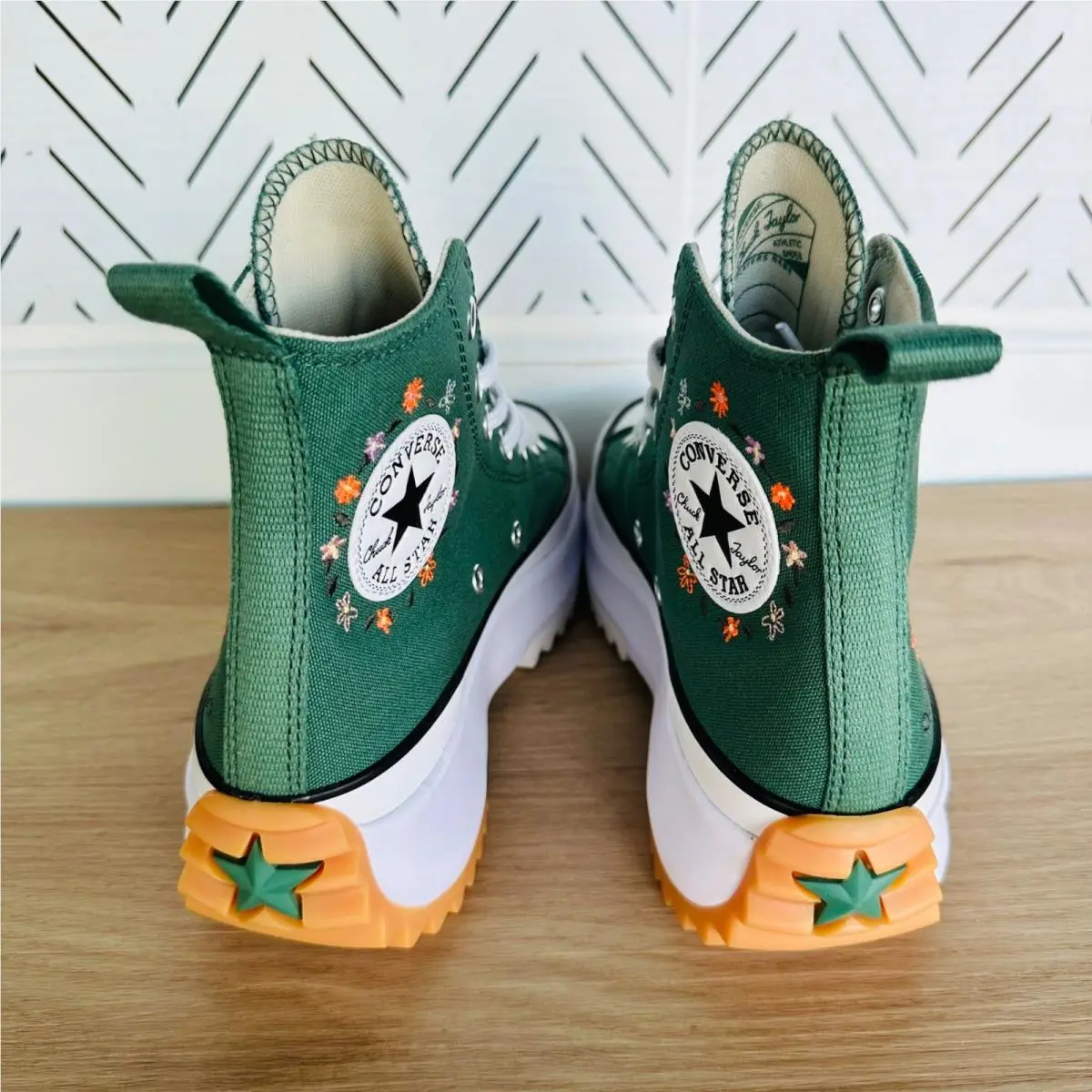 Converse shoes - Flowers - Flowers - A11562C - Green (UPC: 194435079509) 2