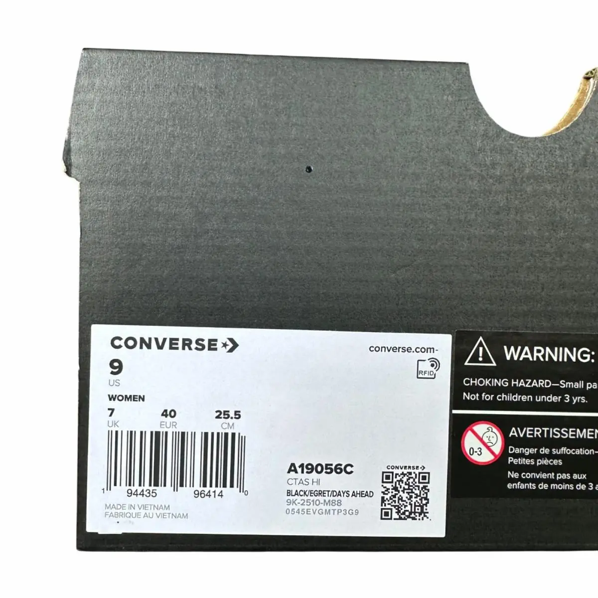Converse shoes - Converse Chuck Taylor - Chuck Taylor - A19056C - Black 6