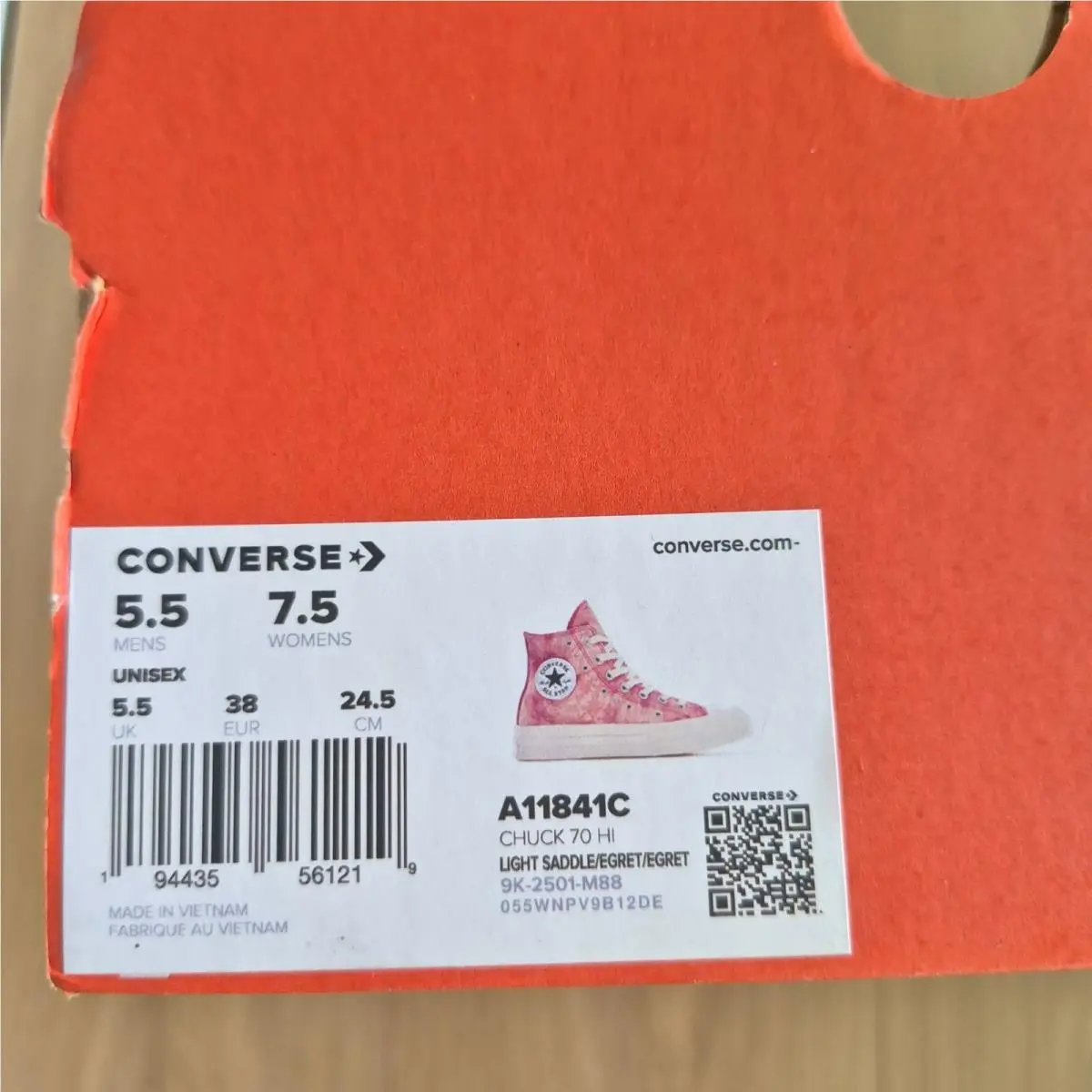 Converse shoes - Converse Chuck 70 - Chuck - A11841C - Pink (UPC: 194435561219) 5