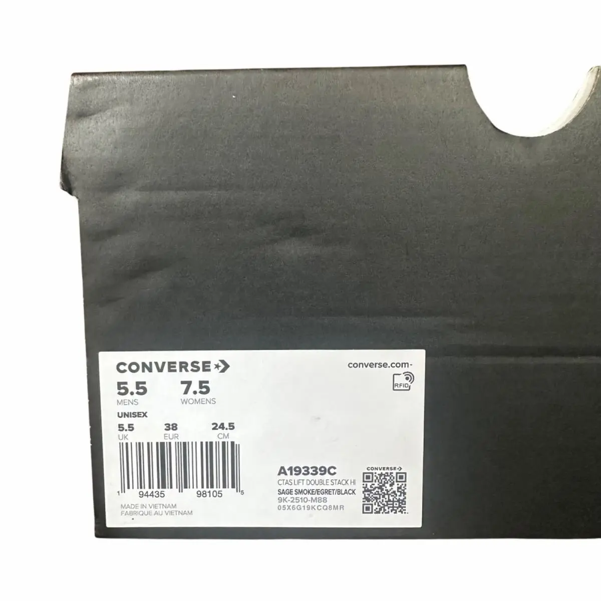 Converse shoes - Converse Chuck Taylor - Chuck Taylor - A19339C - Gray (UPC: 194435981055) 7