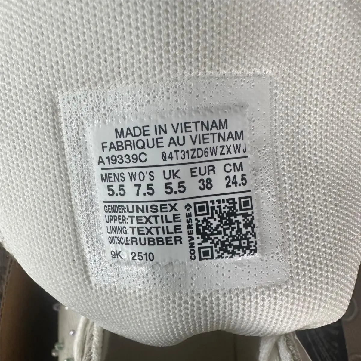 Converse shoes - Converse Chuck Taylor - Chuck Taylor - A19339C - Gray (UPC: 194435981055) 10