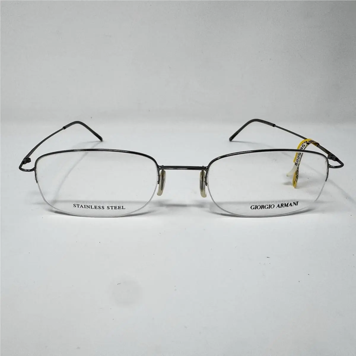 Giorgio Armani GA 28 6LB Ruthenium Eyeglass Frames 49-19-135 Italy