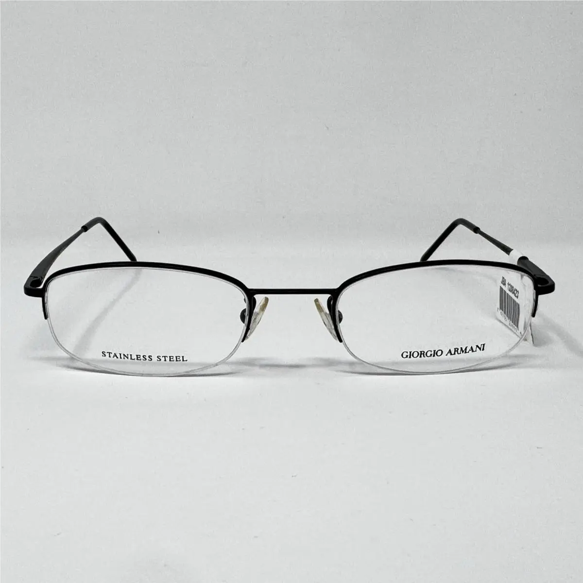 Giorgio Armani GA-8 Black Eyeglass Frames 49-20-135 Made in Italy