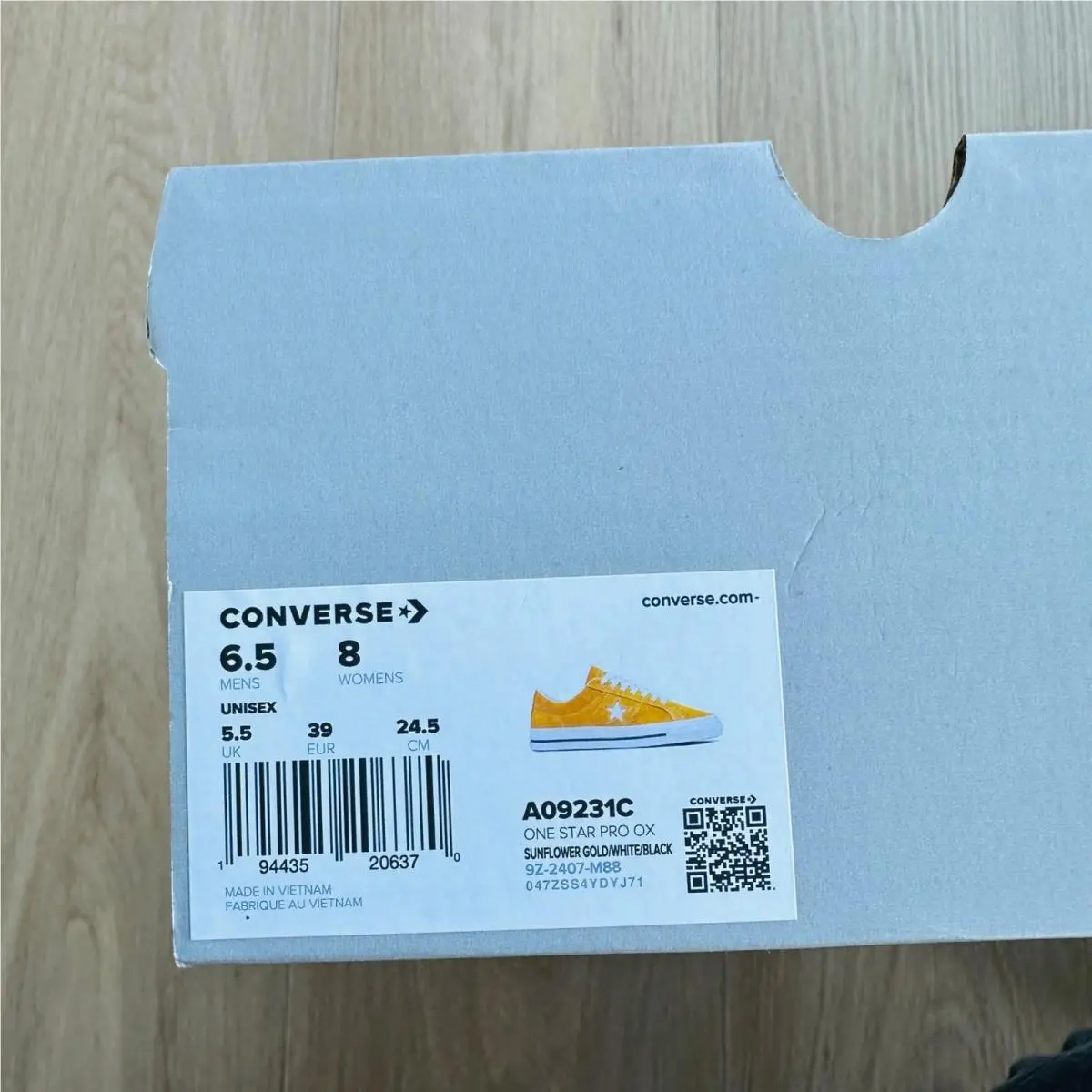 Converse shoes - Converse One Star - One Star - A09231C - Yellow (UPC: 194435002590) 6