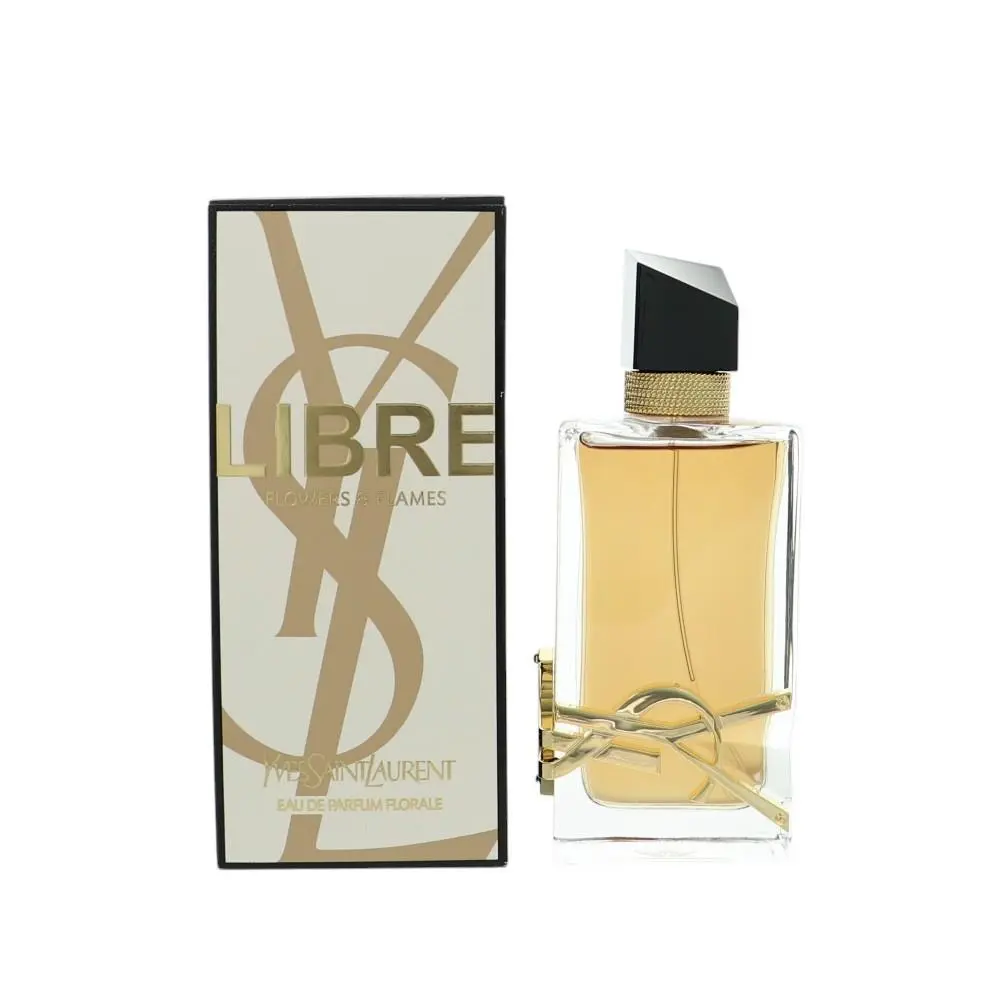 Libre Flowers and Flames by Yves Saint Laurent Box For Women 3 Oz Eau De Parfum