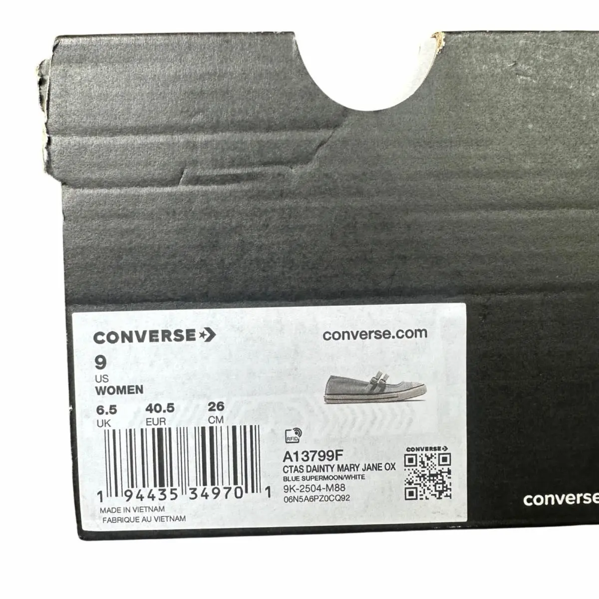 Converse shoes - Converse Chuck Taylor Dainty - Chuck Taylor Dainty - A13799F - Blue (UPC: 194435349701) 7