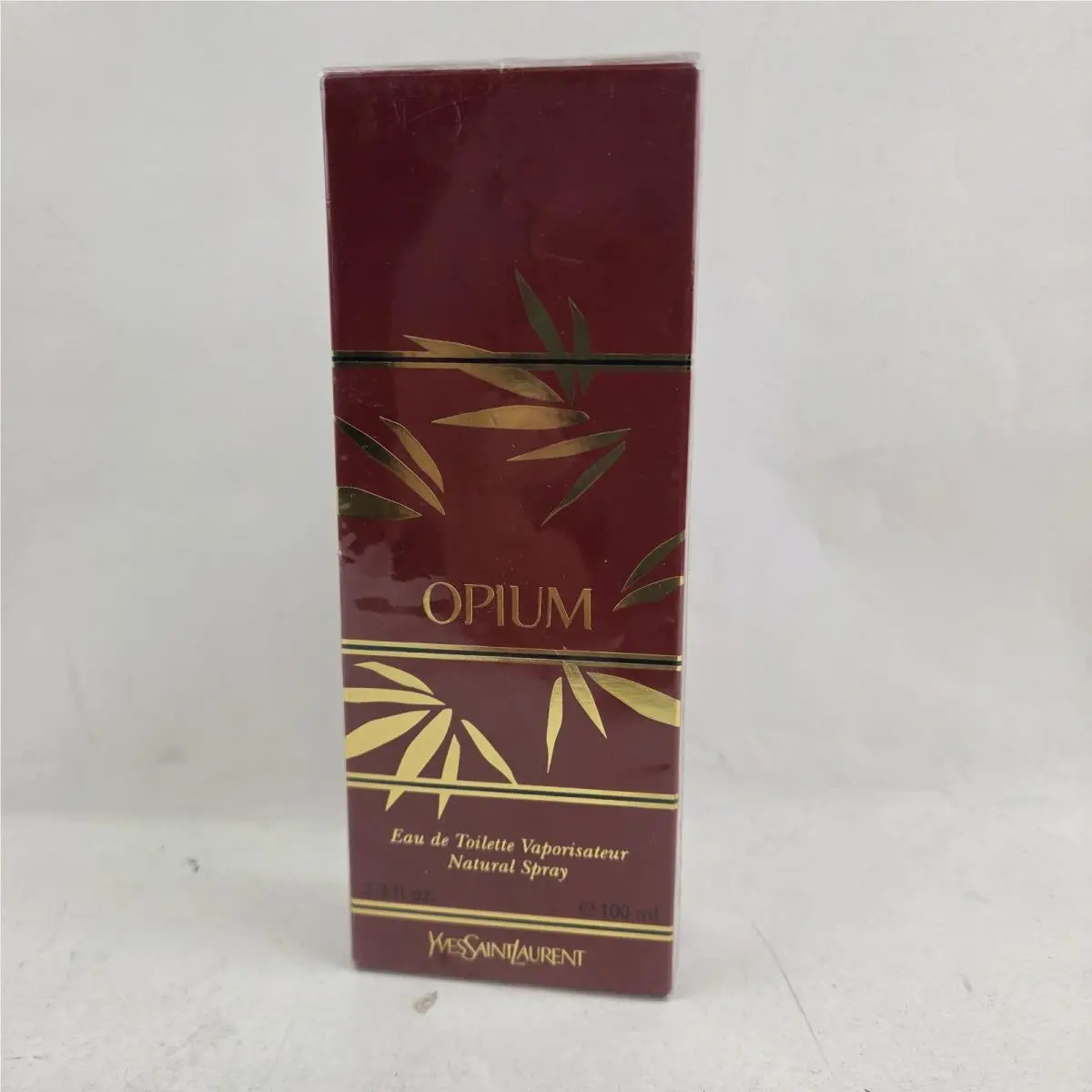 Yves Saint Laurent Opium Eau de Toilette Spray 3.3 fl Oz. 100 ml France. Vtg