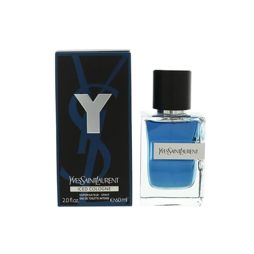 Y Iced Cologne Intense by Yves Saint Laurent Box For Men 2 Oz Eau De Toilette