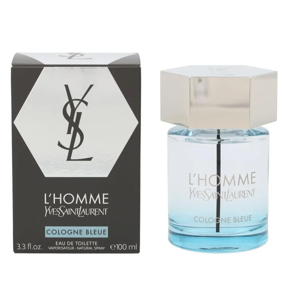 Men L`homme Cologne Bleue by Yves Saint Laurent 3.3 oz - 100ml Edt Spray /