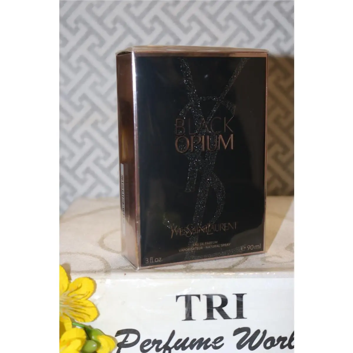 Black Opium Yves Saint Laurent Eau de Parfum Spray 3 Fl. Oz. For Women
