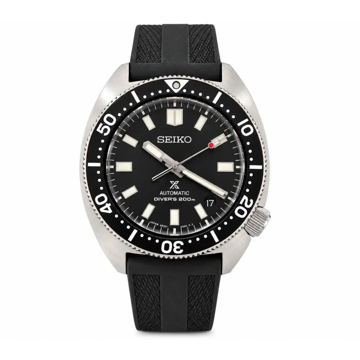 Seiko Prospex Diver Re-interpretation 41mm Silicone Strap Men`s Watch SPB317