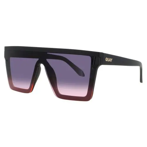 Quay HINDSIGHT-55667 Sunglasses Sun Glasses Blk/blkpnk Black 56mm