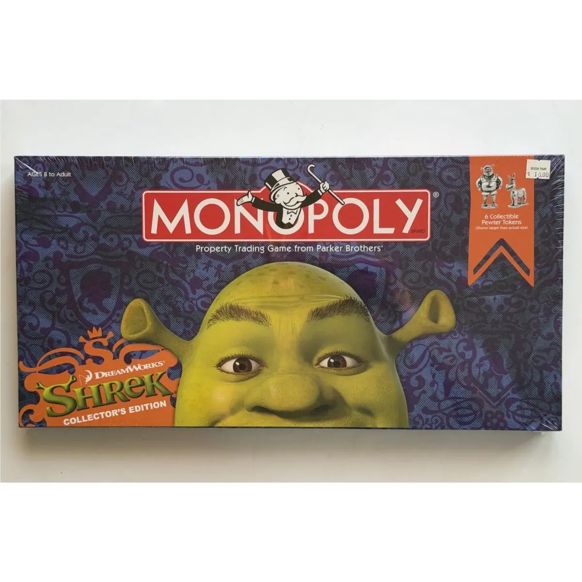 Shrek Monopoly Collector`s Edition Complete 2007 Board Game Hasbro