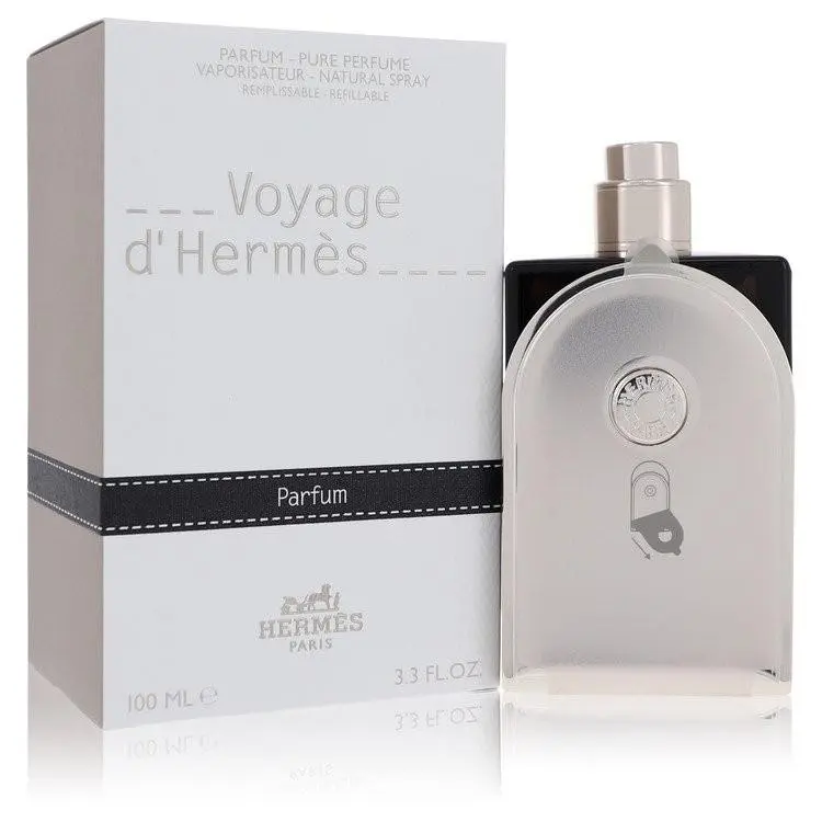 Voyage D`hermes by Hermes Pure Perfume Refillable Unisex 3.3 oz For Men Brand