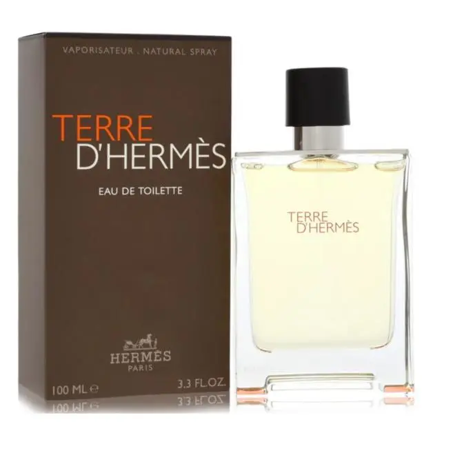 Terre D`hermes Cologne By Hermes For Men 3.4 Oz Eau De Toilette Spray