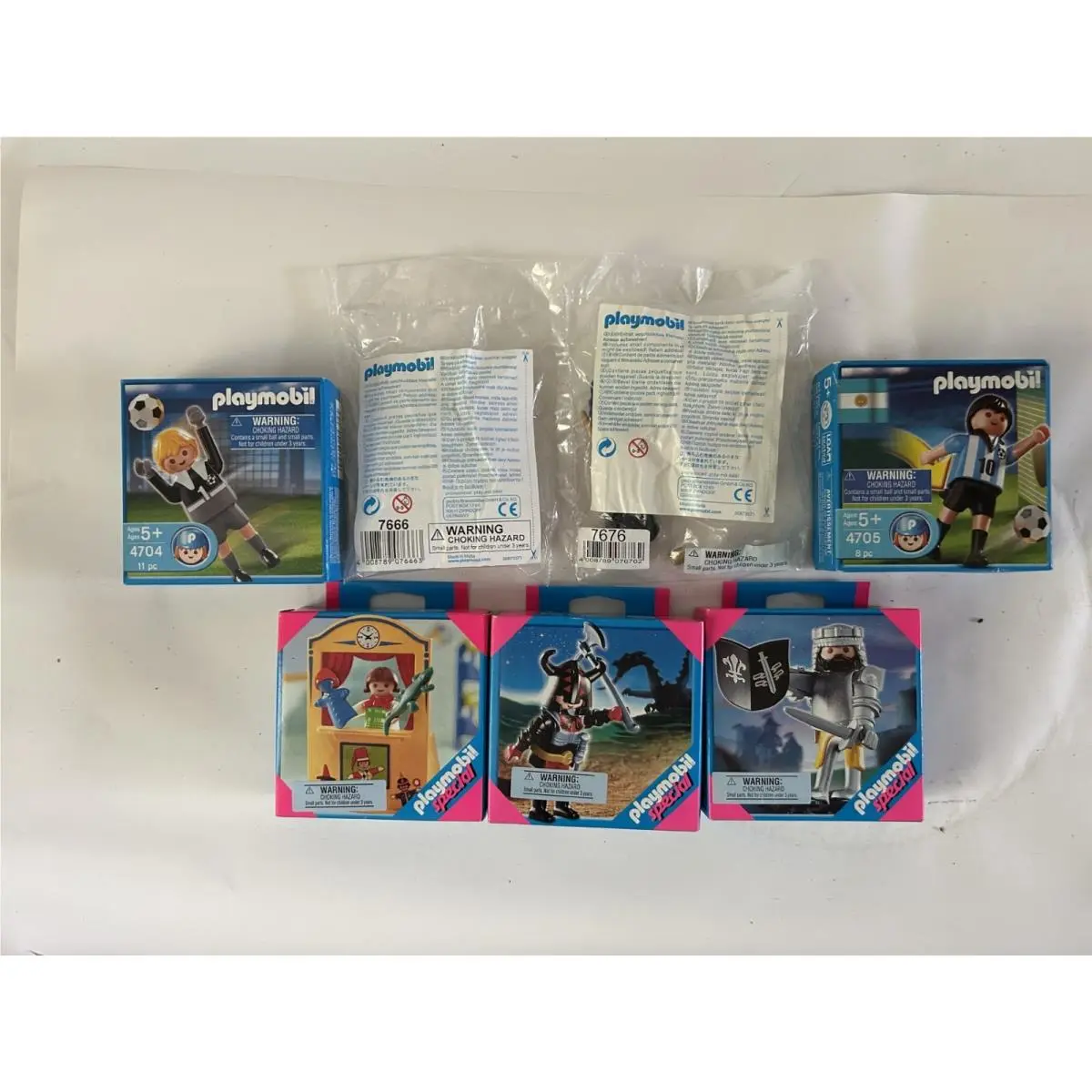 Playmobil 7 Addons in Their Packages