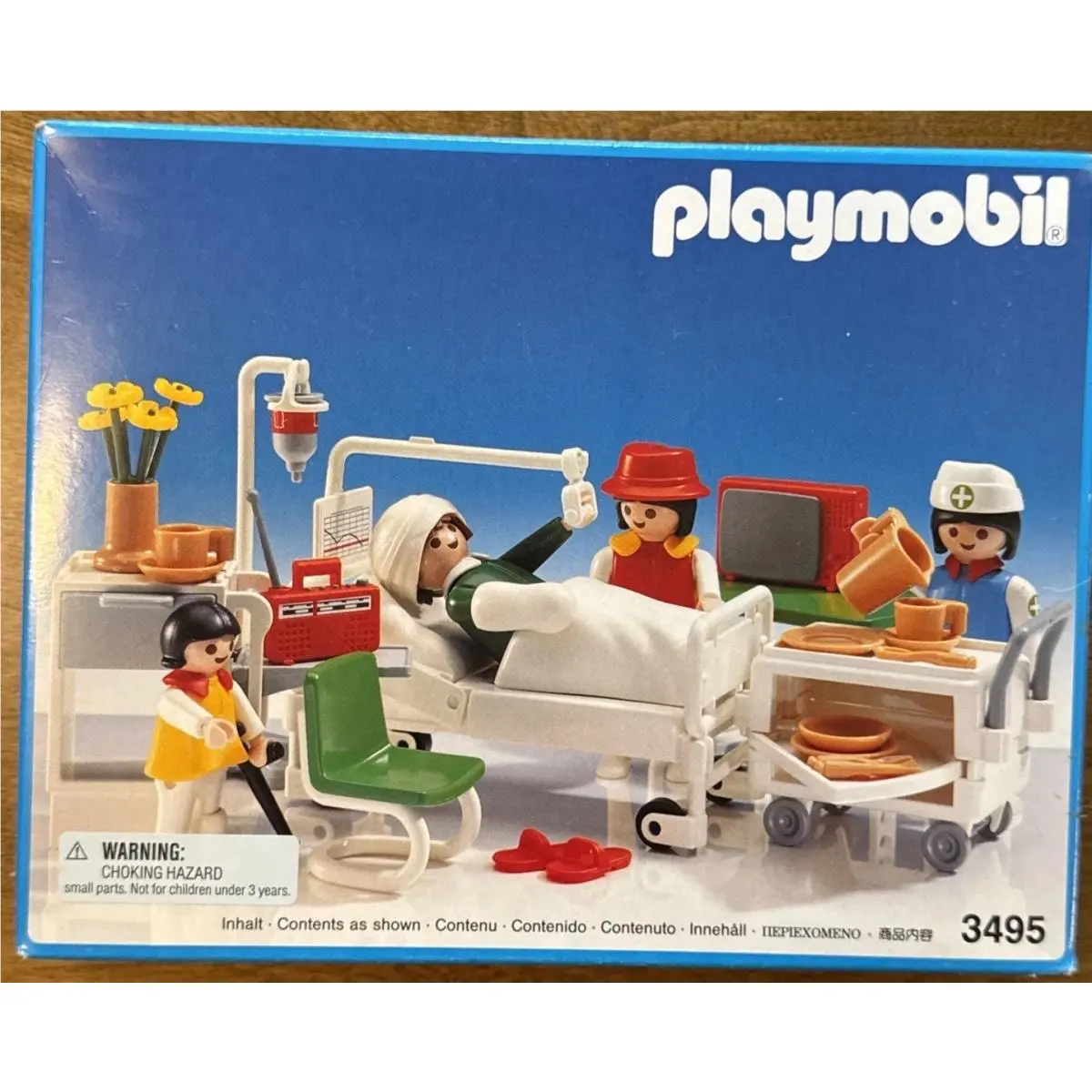 Playmobil 3495 Hospital Room Set Vintage
