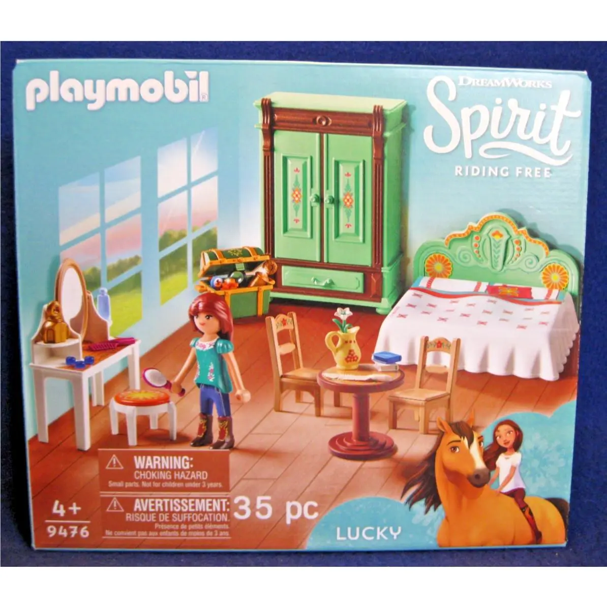Playmobil 2018 9476 Dreamworks Spirit Running Free Bedroom Set