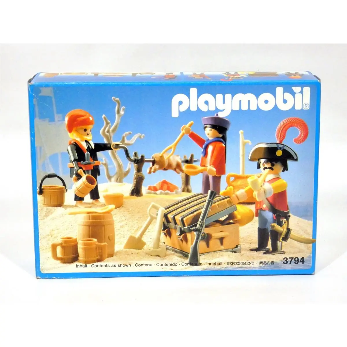 Playmobil 3794 Pirate`s Pig Roast Beer Mugs Celebration Retired Vintage