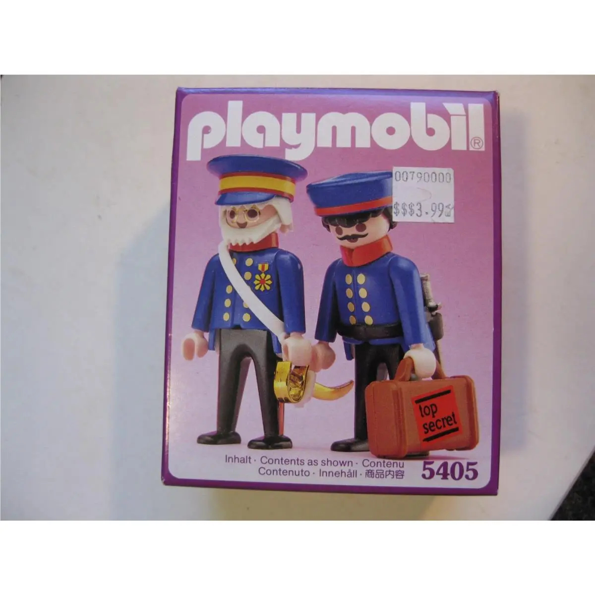 Vintage 1989 Playmobil 5405 General/attache - /boxed