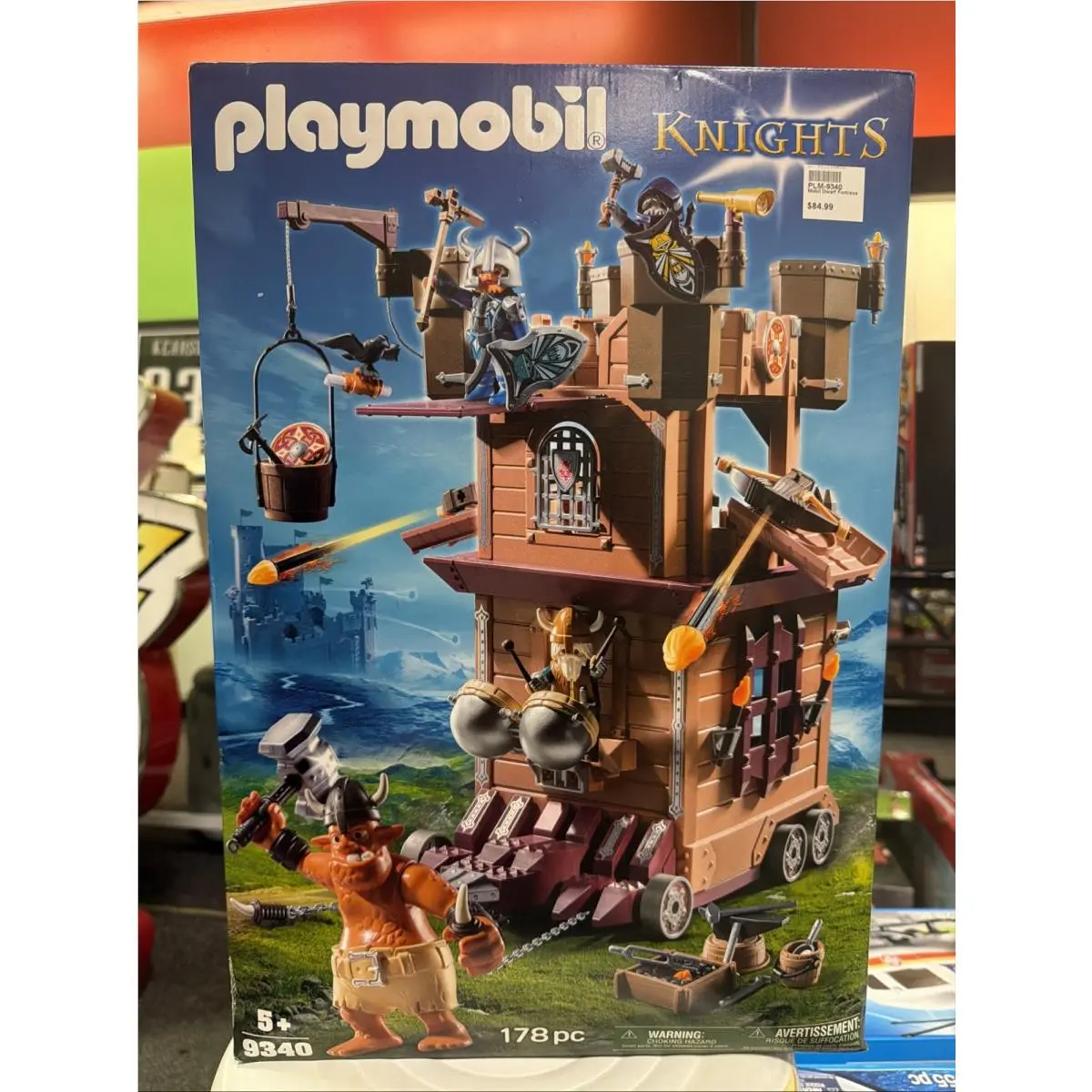 Playmobil Knights Mobil Dwarf Fortress Moving Castle 9340