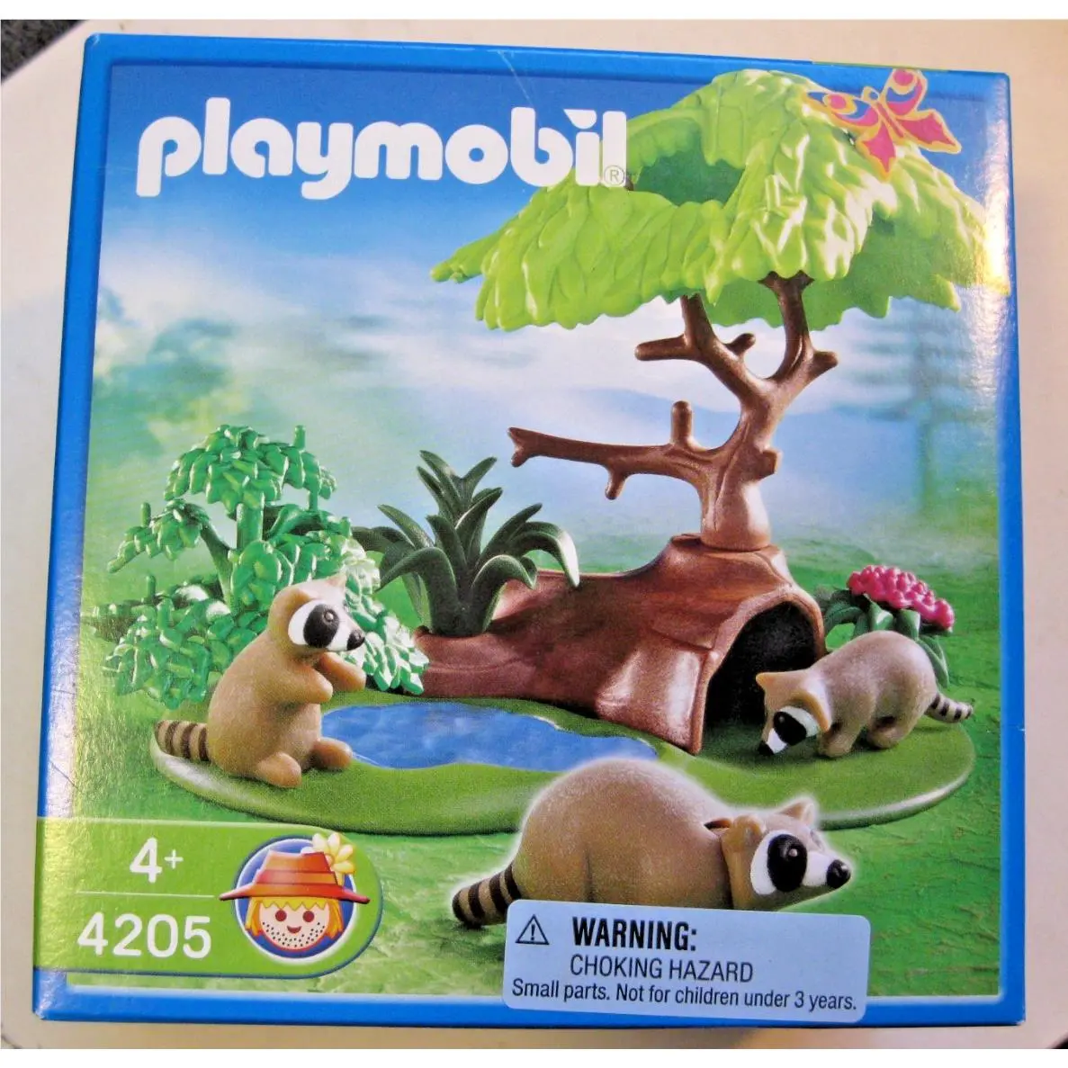 Vintage 2005 Playmobil 4205 Racoons - /boxed