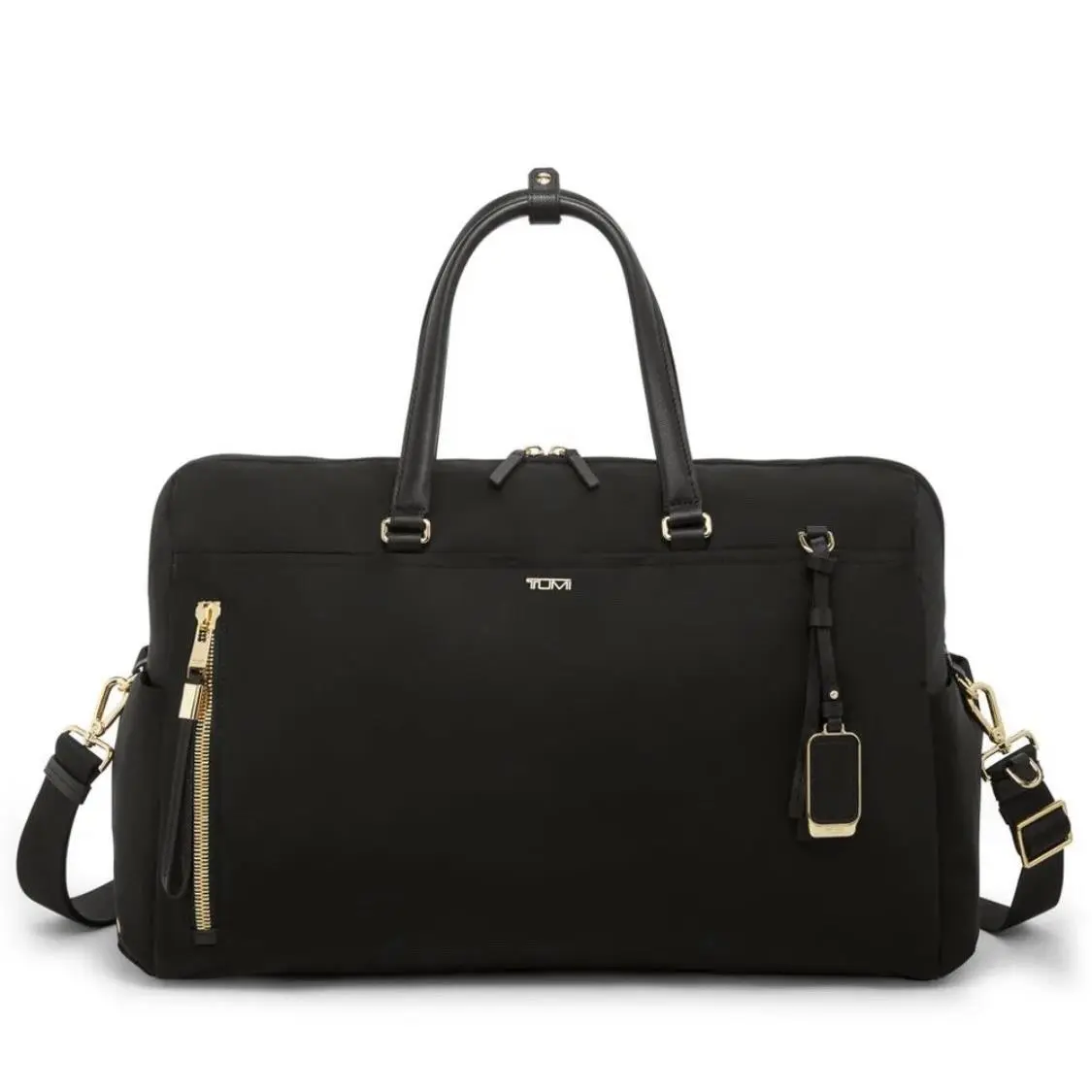 Tumi Voyageur Venice 18.0” Nylon Duffel Bag - Black with Gold